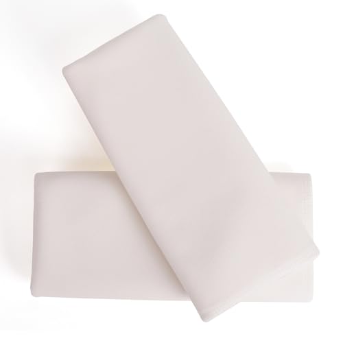 Cotton Flannel for Castor Oil Pack: 2 Pcs Organic Reusable Castor Oil Pack Wrap Highly Absorbent - Soothing Heat Compress for Abdomen Liver Joints