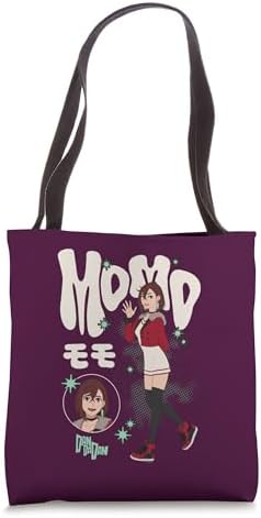 Dan Da Dan Momo Ayase Waving Hand Kawaii Anime Tote Bag
