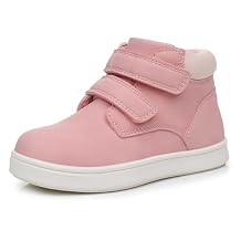 Blikcon Toddler Little Boys Girls Boots Fall Ankle Kids Work Boots Wide Toe Fit and Soft Collar (Toddler/Little Kid)
