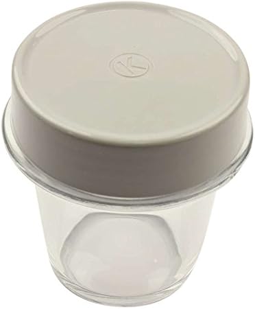 Delonghi KW714808 Mill Jar (Glass) & Lid - Grey