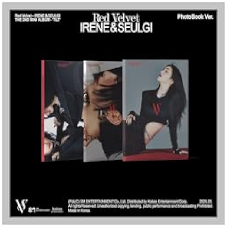 Red Velvet Irene & Seulgi TILT 2nd Mini Album Photobook Random Version CD88p PhotoBook1p PhotoCard1p Printed Photography1p Folded Poster on PackTracking Sealed
