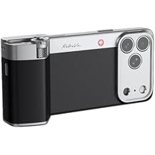 PGYTECH RetroVa Grip Kit for iPhone 17 Pro Max, Vintage Leather-Style Phone Case with Camera Grip, External microSD Recording, Bluetooth Remote Control for Photography/Vlogging/Travel