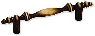 Elements Kingsport 3" Center-to-Center Bar Pull, Brushed Antique Brass