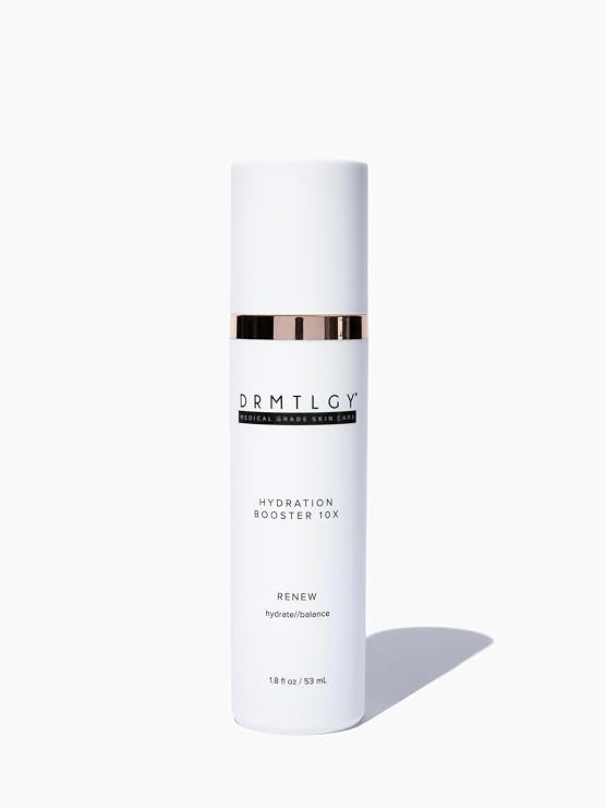 DRMTLGY Hydration Booster 10X Hyaluronic Acid Serum for Face, Hydrating & Plumping, Reduces Fine Lines, Moisturizer Boosting Serum (1.8 fl oz)