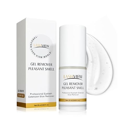 LASHVIEW Sensitive Lash Remover for Lash Extensions - Clear Eyelash Extension Remover Gel 25ml