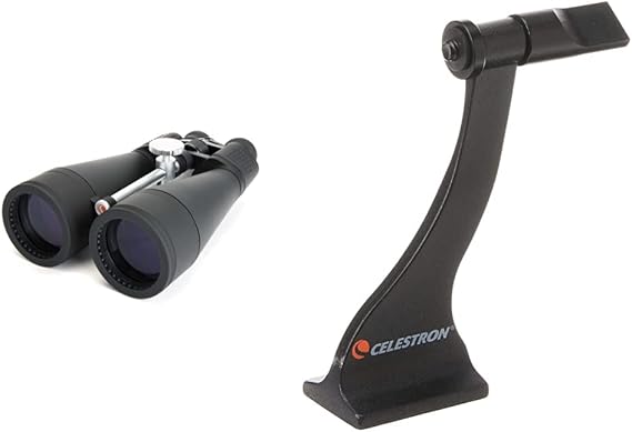 Celestron SkyMaster 20X80 Astro Binoculars Astronomy Binoculars with Deluxe Carrying Case Powerful Binoculars Ultra Sharp Focus & 93524 Roof and Porro Binocular Tripod Adapter, Black