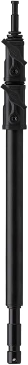 Kupo C-Stand Riser Column Replacement Extension Column for Master Turtle Base Stands with Junior 1-1/8" Pin Bottom and Baby Pin Top, 4.8' Extended Height, 7.1 lb, Black (KS705011)