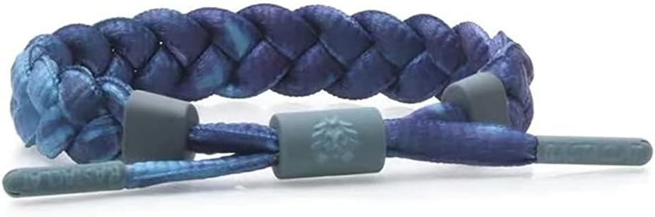 Rastaclat Men's Braided Bracelet 100% Polyester Adjustable (Navy)
