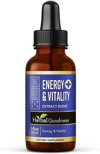 Herbal Goodness Energy & Vitality Liquid 1fl .oz, Organic Moringa
