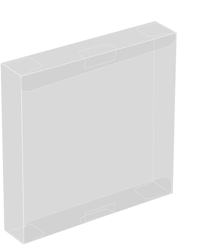 Zerone 10Pcs Cartridge Case Transparent Plastic Game Protective Case for Nintendo Game Boy GBA Boxed Game Anti-scratch