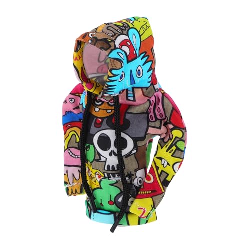 Universal 15.5x11cm6.1x4.33 Gear Shift Knob Cover Decoration Stick Shifting Handle Protector Polyester 1 Pc Skeleton Hoodie Style Orange Green Red