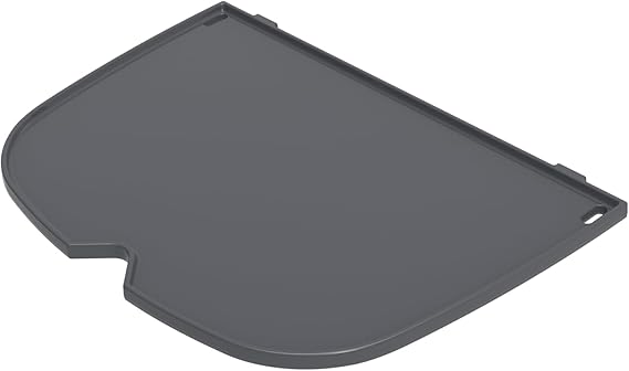 Weber Q Half Griddle PorcelainEnameled CastIron Half Griddle for Q 2800N+ Gas Grill, NonStick Surface for Breakfast, Veggies & Searing - Grill Accessory | PorcelainEnameled CastIron Half Griddle, NonStick Surface for Breakfast, Veggies & Searing - Grill Accessory