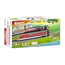 Lima Train Set Pfeilrossa 1:87, ETR500 and ETR1000, Model Kit Scala HO, Battery Operated, from 3 Years