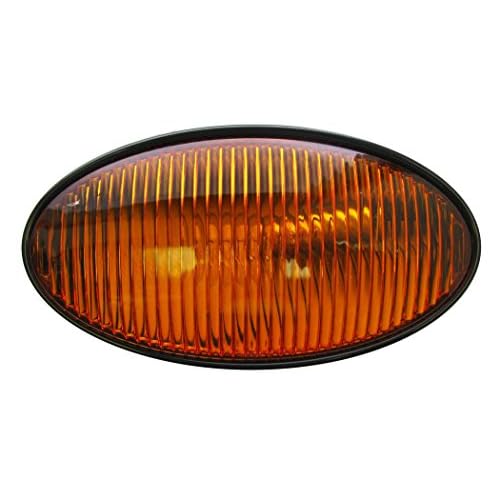 Optronics - RVPL5ABP RVPL5AMP Amber Oval PorchUtility Light