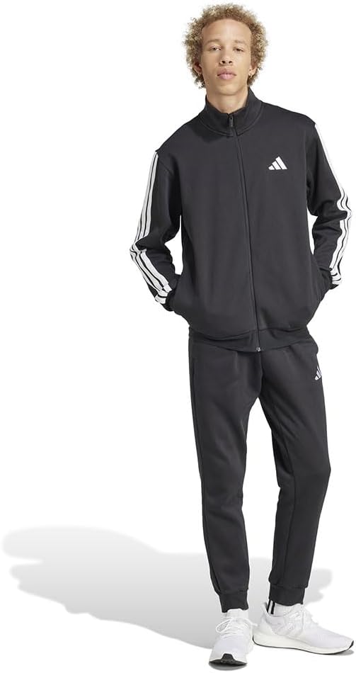 adidas Sportswear Basic 3-Stripes Fleece Tracksuit Men