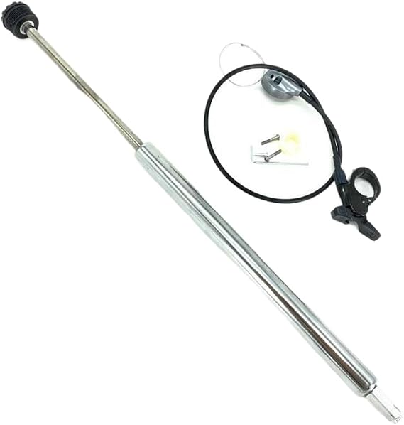 Bike Suspension Fork Cartridge Damping Rod With Remote Lockout Handlebar Lever For 26 Inch Front Fork Compatible With SR SUNTOUR XCM
