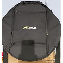 Loudmouth 22" Cymbal Bag with Removable Padded Dividers, Backpack Straps, and Puncture Resistant Bottom