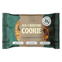 ChipMonk GLP-1 Boosting Cookies - Chocolate Chip Protein (6 Pack) Low Carb, Gluten-Free, High Protein, Healthy GLP-1 Boosting Sweet Snack with 10g Protein and 7g Dietary Fiber