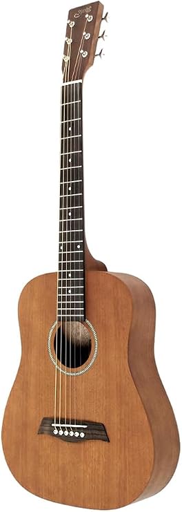 S.Yairi YM-02/MH Mini Acoustic Guitar Mini Guitar Compact Acoustic Series Mahogany Soft Case Included
