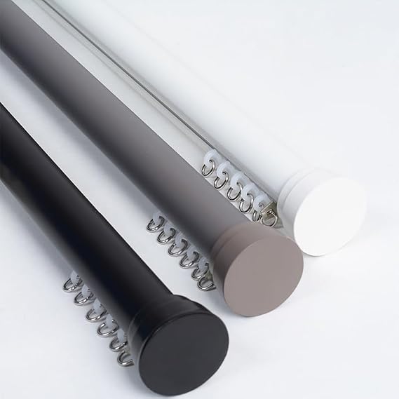 Curtain Single Tracks For Wall Mount, Slide Quietly Curtain Rails, Aluminum Curtains Rods For Living Room,Bedroom, Room