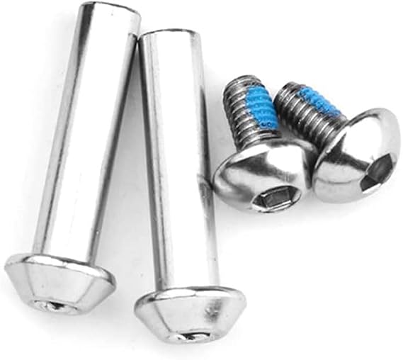 Mountain Bike Shock Absorber Screw 21-86MM Bike Full Suspension Absorber Bolts Rear Shock Screws 2/4/10 PCS M8 Steel Strong Screws for E-bike,Scooter,Folding Bike (2PCS,35mm)