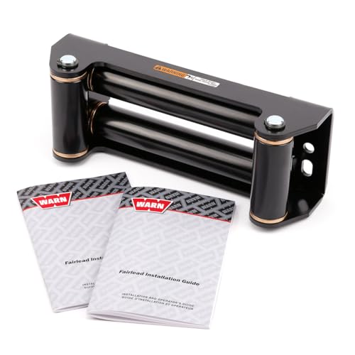 WARN 24336 Winch Roller Fairlead for 10 Drum, Black