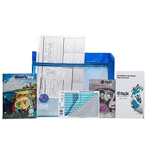 Padi Open Water eLearning Crew-Pak with Table, Blue Logbook, Imperial