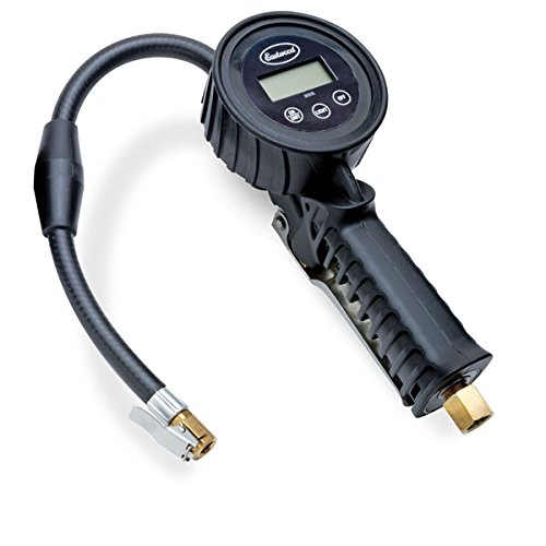 Eastwood Handheld Digital Car Tire Inflator Pressure Gauge Single Lock On Chuck Quick Connect Coupler Deflator Tester