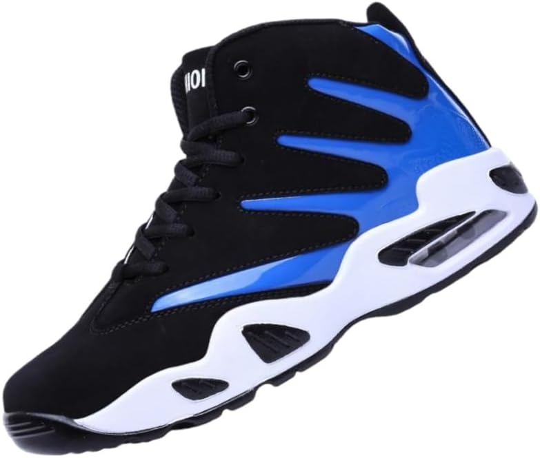 Men's high-top Basketball Shoes - Fashionable Running Sports Shoes - Shock-Absorbing Insole - Anti-Slip Sole - Comfortable and Breathable - Versatile for Casual wear