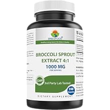 Brieofood Broccoli Sprout Extract 4:1 1000 mg Per Serving - 240 Capsules