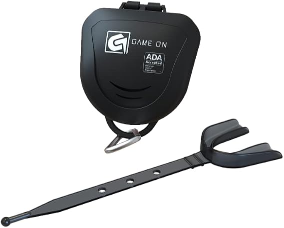 Game On Mouthguards - Only ADA Accepted Strapped Sports Mouth Guard for Football, Basketball, Lacrosse, Hockey - Superior Protection, Comfortable Fit (Braces Mouthguard)