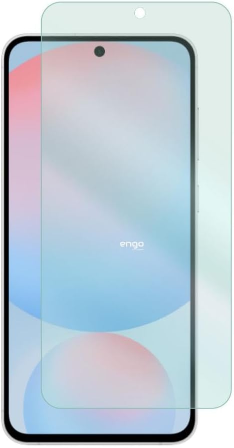 Engo Samsung Galaxy S24 Fe İle Uyumlu Ekran Koruyucu 9H Temperli Kırılmaz Esnek Nano Cam, Çizilmeye Dayanıklı Koruma, HD Şeffaf