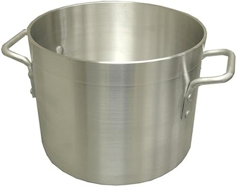 Winware Professional Aluminum 40-Quart Stockpot, Silver