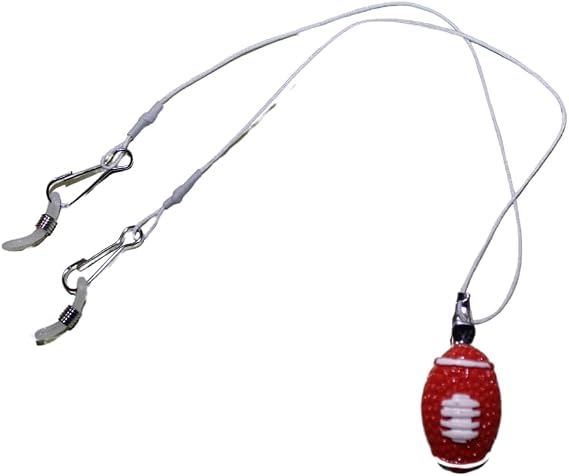 Hearing Aid or Cochlear Implant Retention Clip, Hearing Protection Accessories for Adults and Children (Football)
