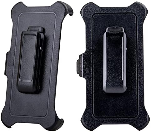 WallSkiN 2 Pack Replacement Belt Clip Holster for Apple iPhone 14 Plus OtterBox Defender Series Case | Clip for Belt Holder Case Not Included