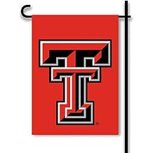 BSI NCAA Texas Tech Red Raiders 2-Sided Garden Flag, Red,, One Size