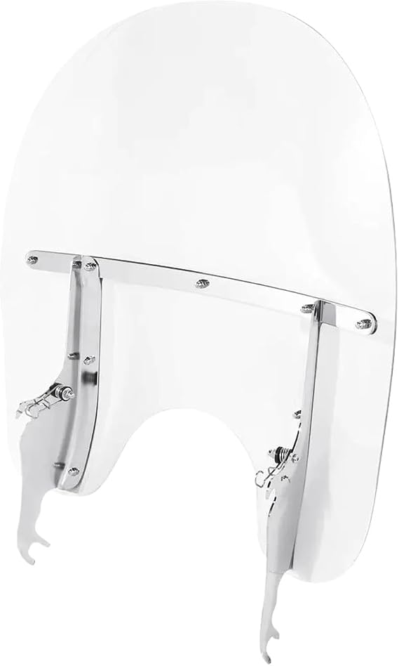 Motorcycle Front Windshield Motorcycle Windscreen for Ha&rley Softail Slim S FLSS Heritage Softail Classic FLSTC Fat Boy S FLSTFBS Deluxe FLSTN 17