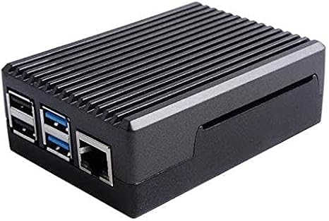 Raspberry Pi 4 Alüminyum Muhafaza Kutusu (Soğutmalı) - Siyah