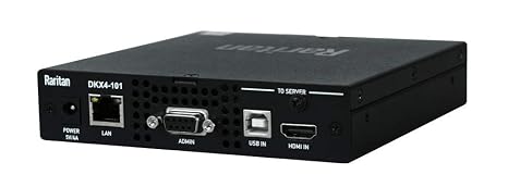 Raritan Dominion KX IV-101 Ultra High Performance 1-Port 4K KVM-over-IP Switch - 1 Computer(s) - 1 Local User(s) - 4096 x 2160 - 1 x Network (RJ-45) - 3 x USB - 2 x HDMI - Rack-mountable - 1U - TAA Co