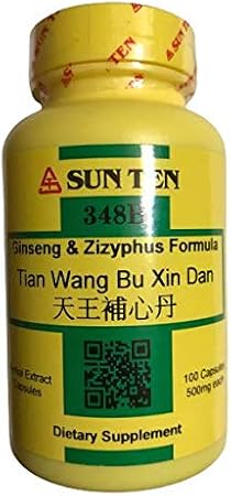 Sun Ten - Ginseng & Zizyphus Formula Capsules/Tian Wang Bu Xin Dan/
