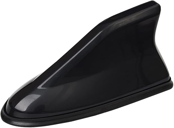 BELOMI Adhesive-Mount AM/FM Car Shark Fin Antenna Cover, Black