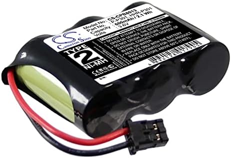 3.6V Battery Replacement for Panasonic HHR-P301, KX-A36A, P-P301, Type 2 KX-TCM415, KX-TCM417, KX-TCM418, KX-TCM424, KX-TCM440, KX-TCM914