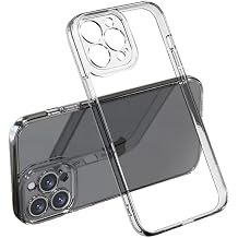 Case compatible with Coverzone iPhone 16 Pro Super Flexible Built Camera Protected Silicone Protecting from Dust and Dirt Super Transparent Cover compatible with iPhone 16 Pro
