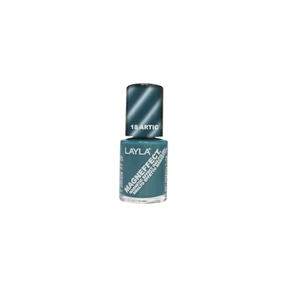 Layla Magneffect Nail Polish, Artic Blue, 1.9 Ounce