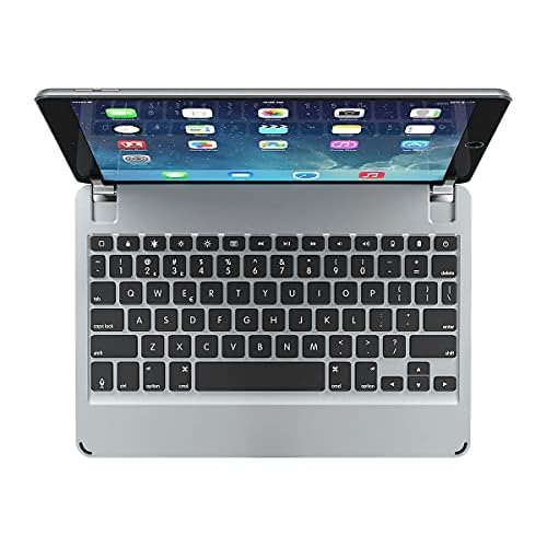 Brydge 10.5 Keyboard for iPad Air 2019 | Aluminum Bluetooth 4.2 Keyboard with Backlit Keys Space Gray