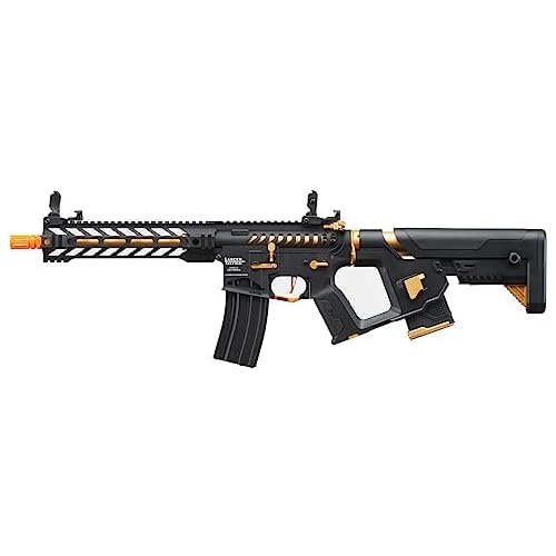 Lancer Tactical Proline Enforcer Battle Hawk 10 Skeleton Full Metal AEG with Alpha Stock Gold 395 FPS