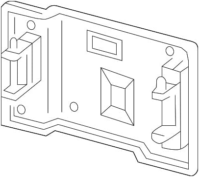 Genuine GM 16514476 Headlamp Mount Panel, Right