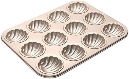 MBB Madeleine Mold Pan Baking Tray 12-Cup Nonstick Seashell Shape