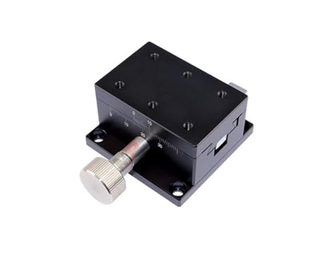 Dovetail Slide Table, MPositioning DT01X-30 Manual Linear Stage 30 mm Travel Precision Pinion and Rack System 40 x 60 mm Platform