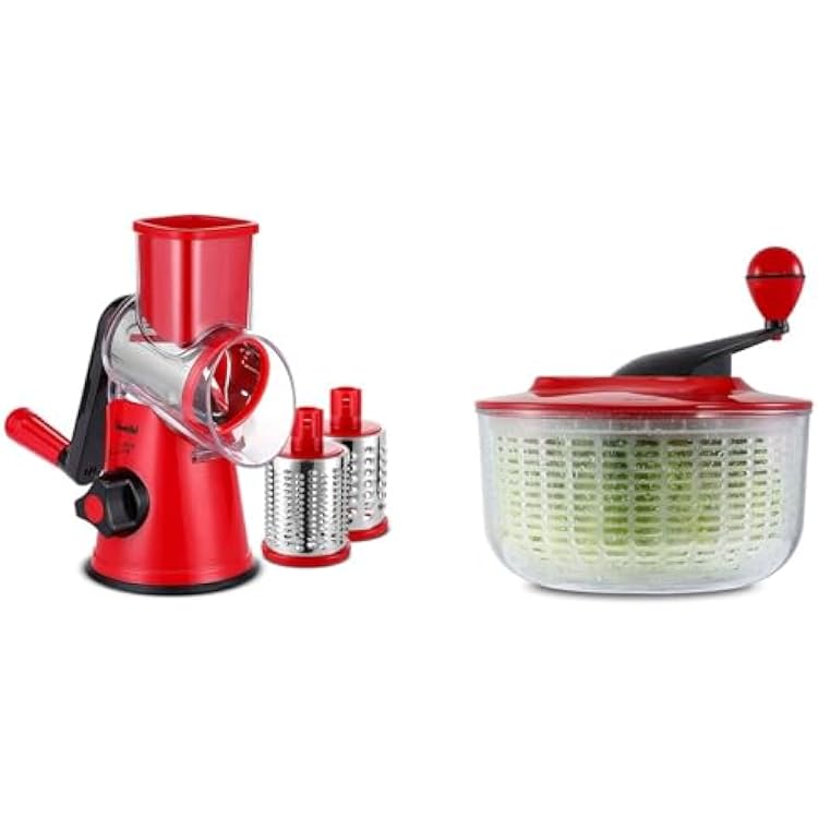 Cheese Grater and and Salad Spinner Bundle